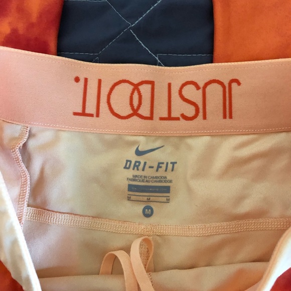 Neon Orange Nike Dri-Fit Pants - Picture 3 of 5